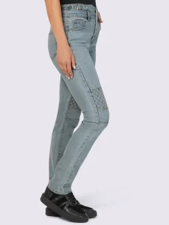 Mandarin Jeans|Pantalons<Jean délavé tendance