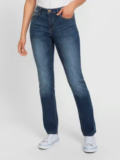 Pantalons|Jeans<Jean droit avec coton