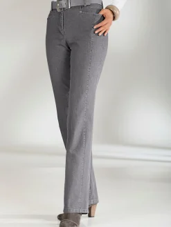 Cosma Pantalons<Jean droit effet ventre plat