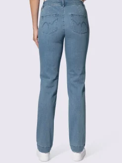 Rick Cardona Jeans|Pantalons<Jean droit nervures affinantes