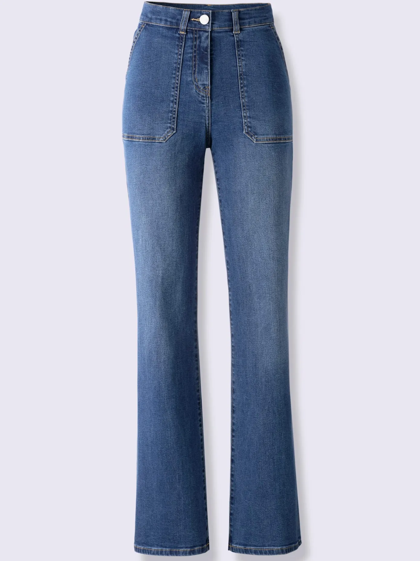 Jeans|Pantalons<Jean droit qualité coton