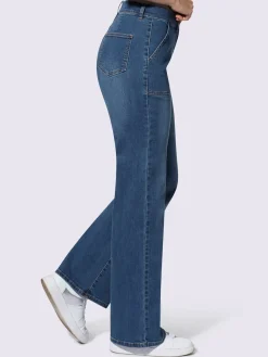 Jeans|Pantalons<Jean droit qualité coton