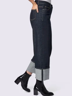 Rick Cardona Jeans|Pantalons<Jean extensible finition des jambes avec revers