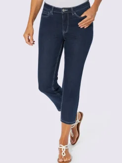 Collection L Pantalons<Jean femme 7/8 delavé