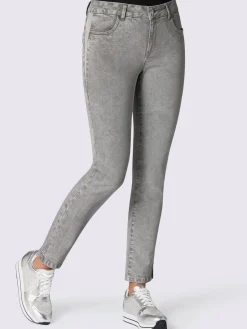 Pantalons|Jeans<Jean femme chic tendance petits ornements cheville