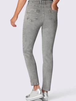 Pantalons|Jeans<Jean femme chic tendance petits ornements cheville