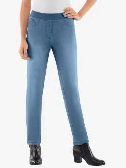 Jeans|Pantalons<Jean femme confortable avec ceinture élastique