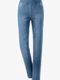 Jeans|Pantalons<Jean femme confortable avec ceinture élastique