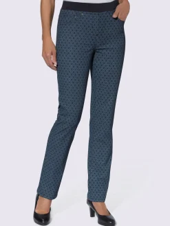 Pantalons<Jean femme confortable avec ceinture élastique