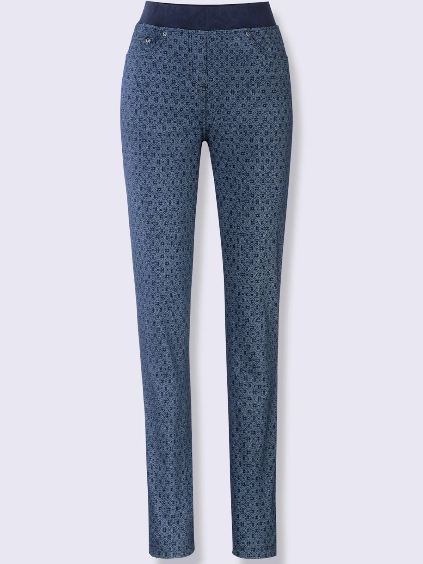 Pantalons<Jean femme confortable avec ceinture élastique