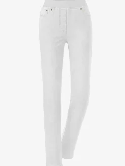 Pantalons<Jean femme confortable avec ceinture élastique