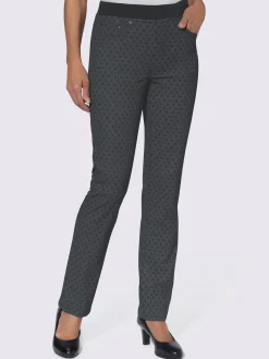 Pantalons<Jean femme confortable avec ceinture élastique