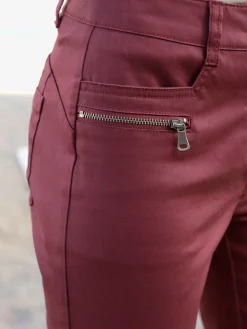 Linea Tesini Jeans|Pantalons<Jean fermetures à glissière décoratives