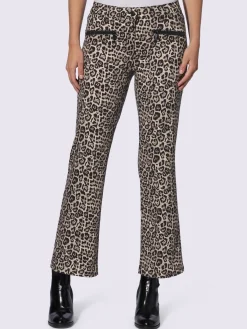 Rick Cardona Jeans|Pantalons<Jean joli motif léopard