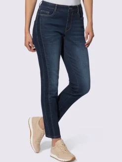 Linea Tesini Jeans|Pantalons<Jean jolies rayures galon