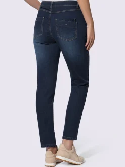 Linea Tesini Jeans|Pantalons<Jean jolies rayures galon