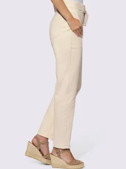 Linea Tesini Jeans|Pantalons<Jean livré avec ceinture