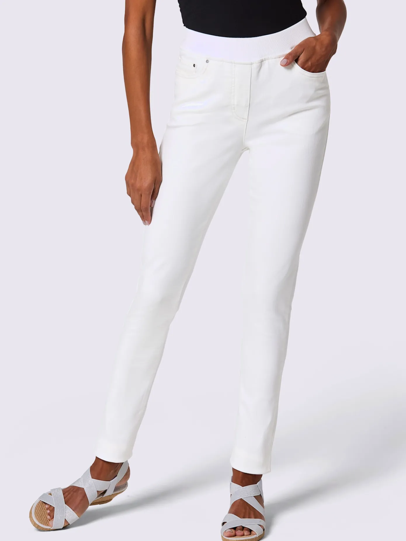 CREATION L PREMIUM Jeans|Pantalons<Jean mélange coton et lyocell de qualité