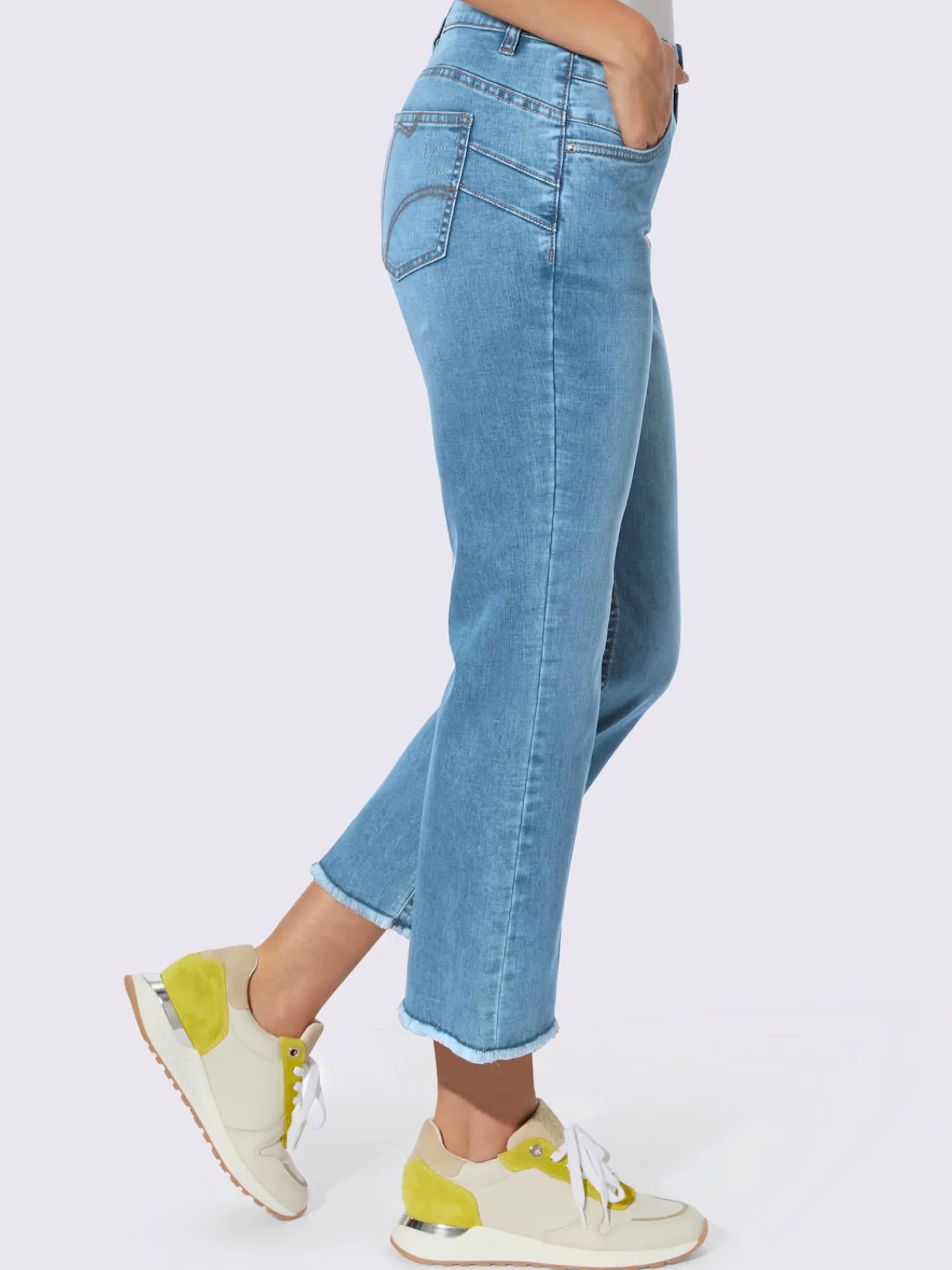 Rick Cardona Jeans|Pantalons<Jean push-up mélange de cotons agréable à porter