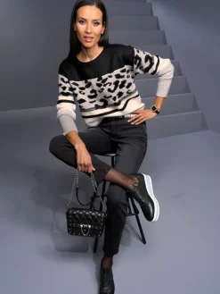 Rick Cardona Jeans|Pantalons<Jean ruban décoratif de couleur argenté