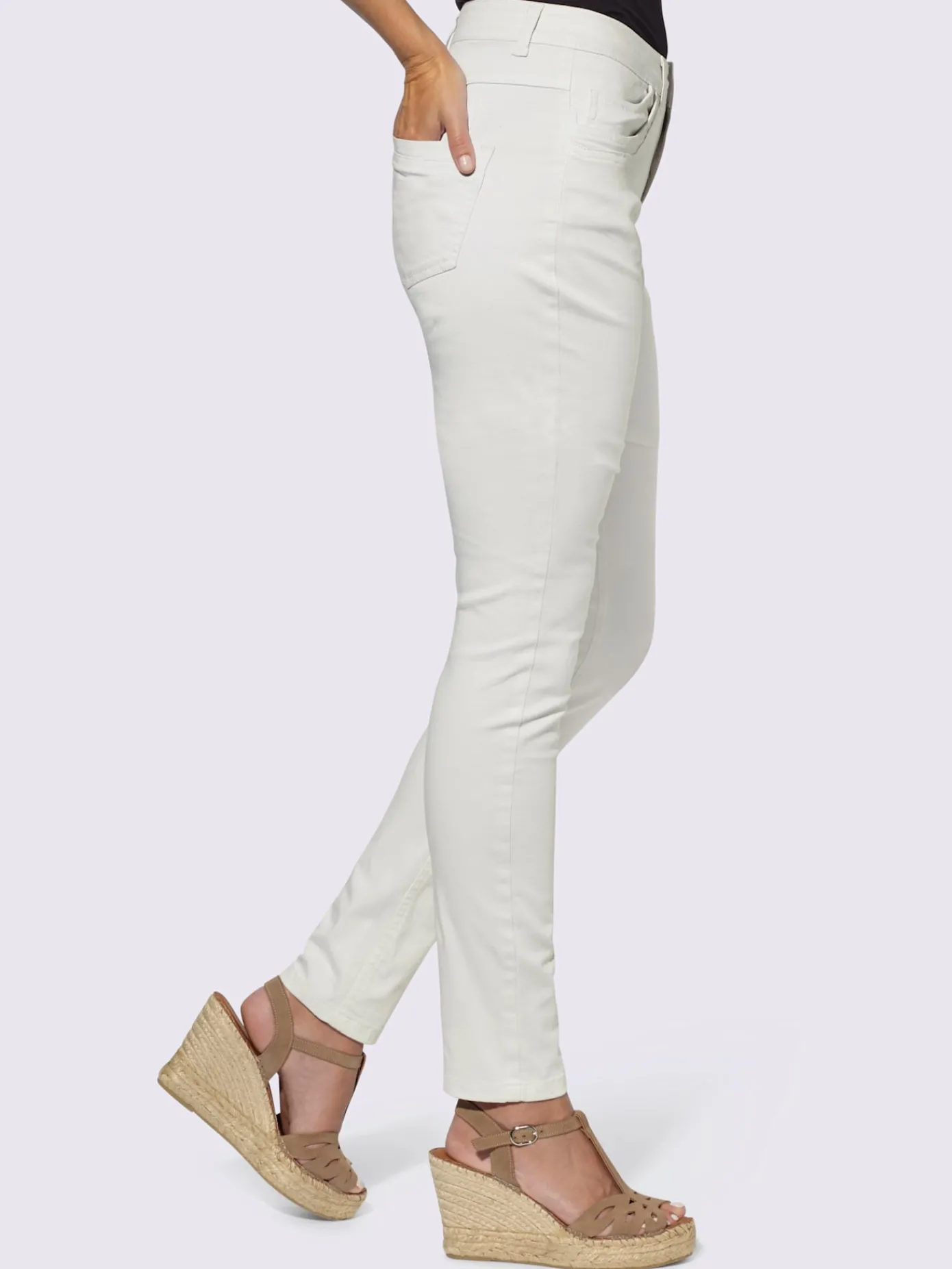 Linea Tesini Pantalons<Jean skinny coupe 5 poches décontractée