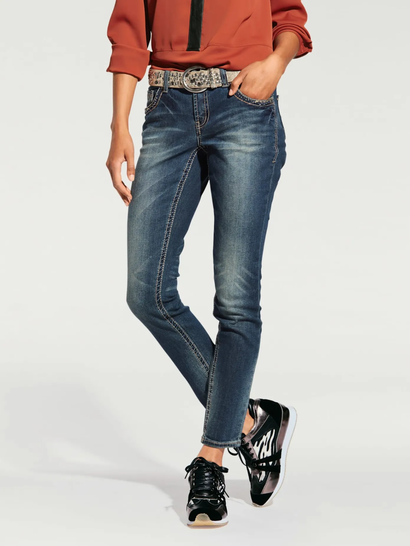Rick Cardona Pantalons<Jean skinny coupe skinny