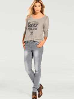 Linea Tesini Pantalons<Jean skinny coupe skinny tendance