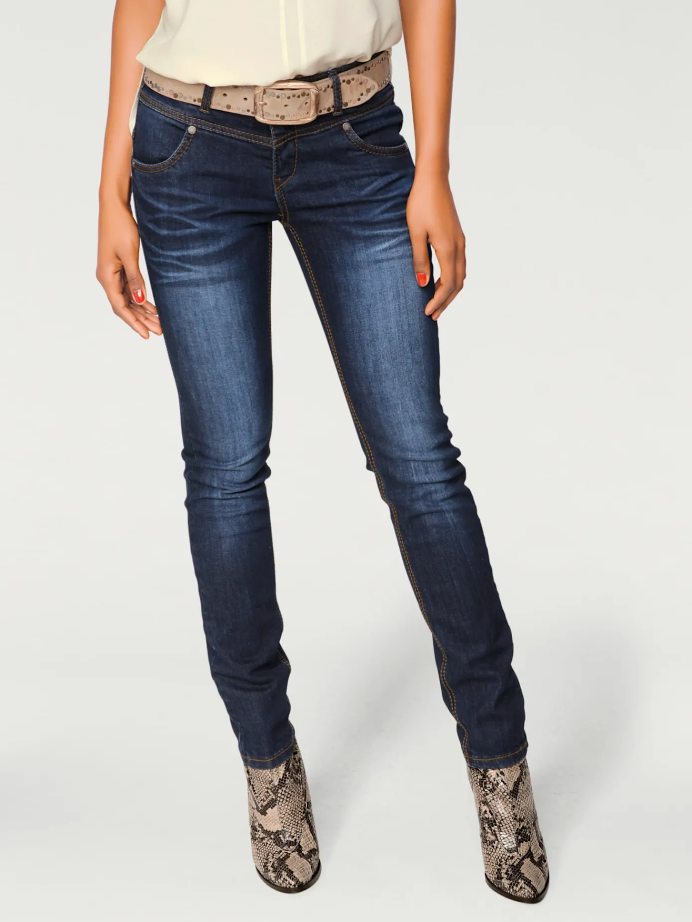 Linea Tesini Pantalons<Jean skinny coupe skinny tendance