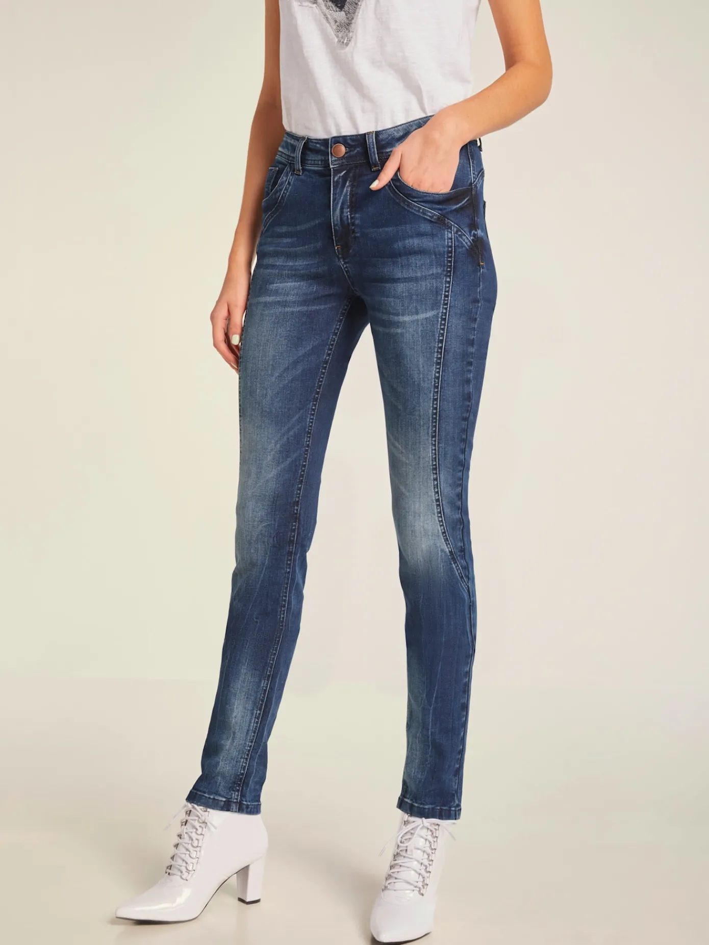 Rick Cardona Jeans<Jean skinny coupe skinny tendance