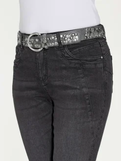 Mandarin Jeans|Pantalons<Jean skinny coutures de séparation affinantes