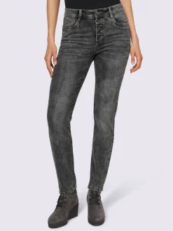 Linea Tesini Jeans|Pantalons<Jean skinny effet froissé tendance