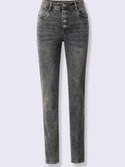 Linea Tesini Jeans|Pantalons<Jean skinny effet froissé tendance