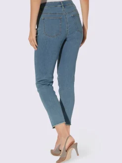 Ashley Brooke Pantalons<Jean skinny franges tendance à l'ourlet