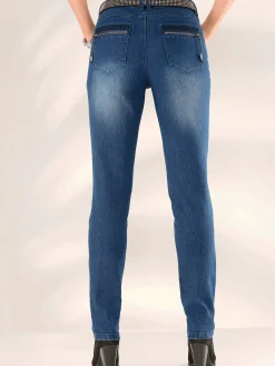 Pantalons<Jean skinny qualité coton