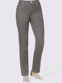 Collection L Pantalons<Jean slim 5 poches rivets décoratifs sur les poches