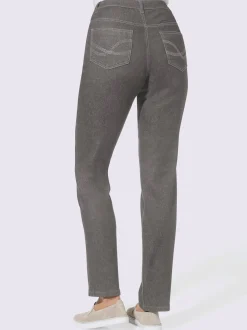 Collection L Pantalons<Jean slim 5 poches rivets décoratifs sur les poches