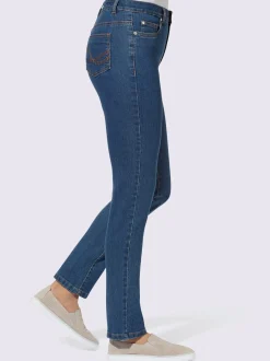 Collection L Pantalons<Jean slim 5 poches rivets décoratifs sur les poches