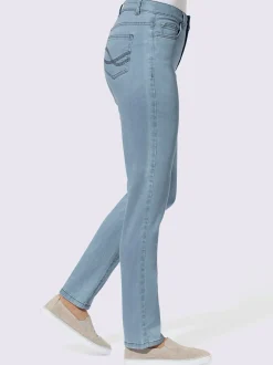 Collection L Pantalons|Jeans<Jean slim 5 poches rivets décoratifs sur les poches