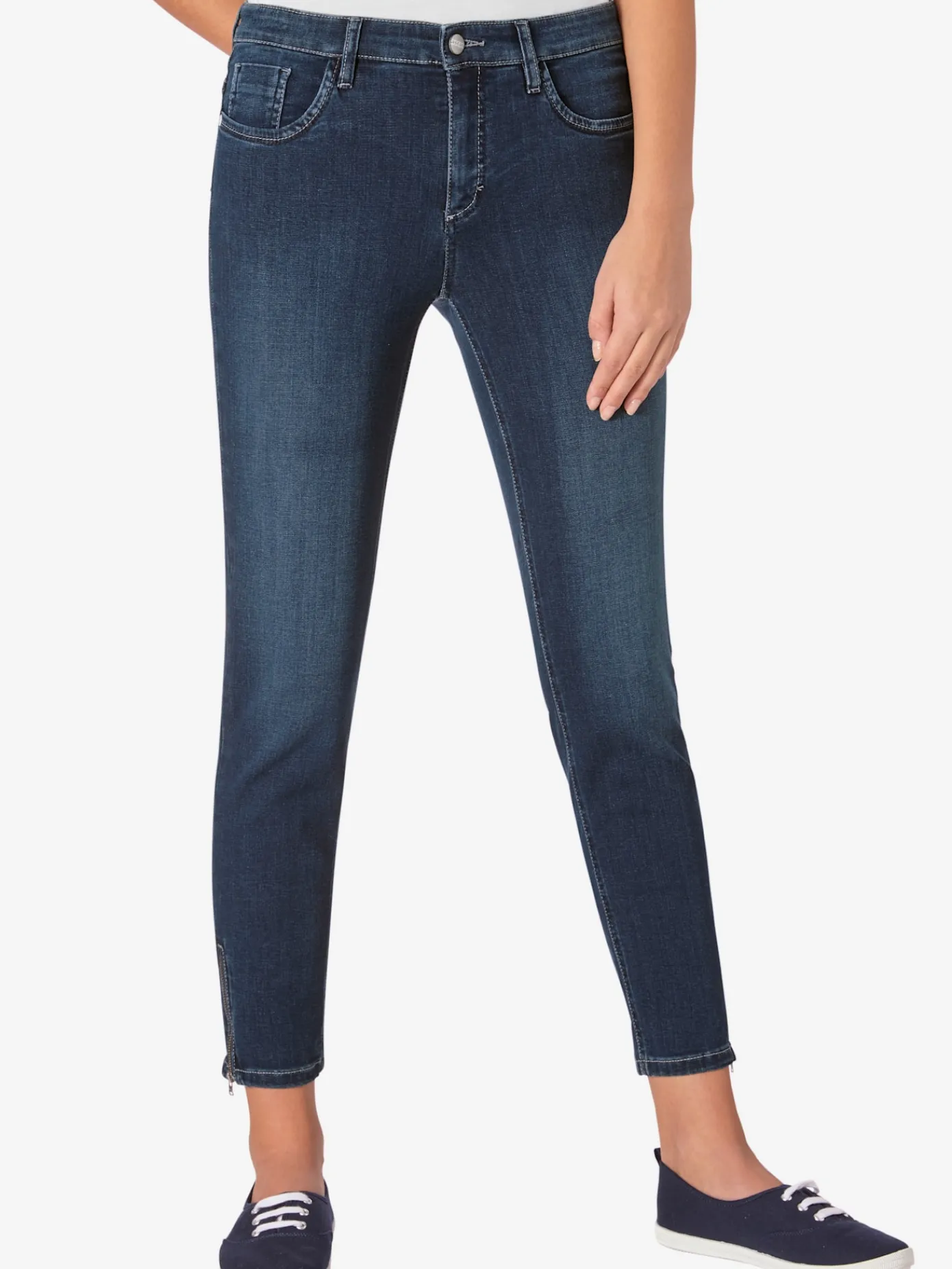 Creation L Pantalons<Jean stretch coupe féminine