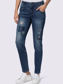 Mandarin Jeans|Pantalons<Jean superbes détails