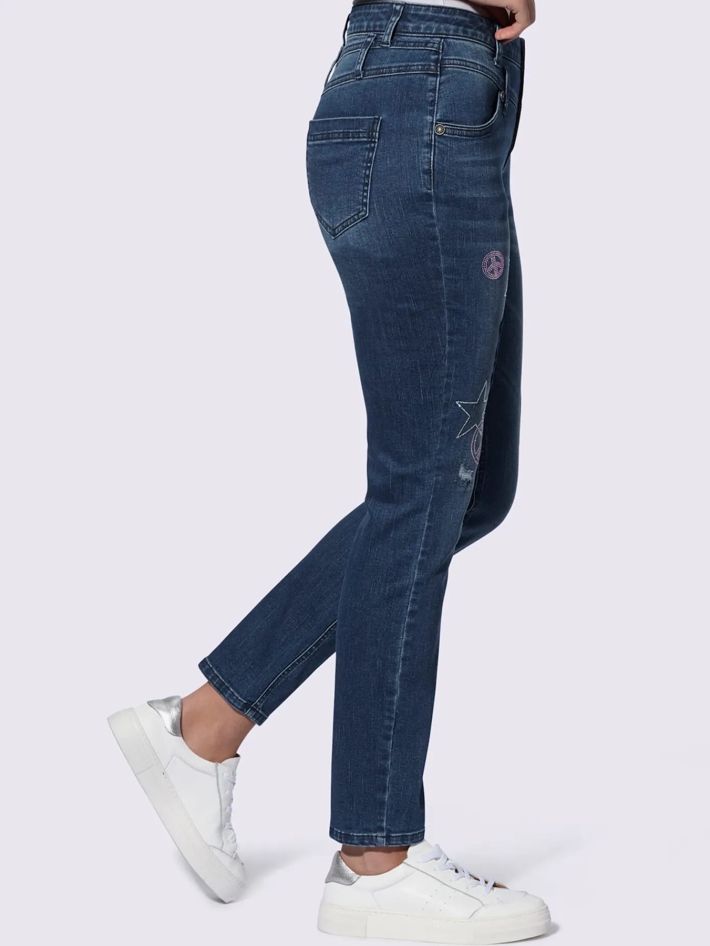 Mandarin Jeans|Pantalons<Jean superbes détails