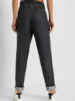 Jeans|Pantalons<Jean taille haute qualité coton