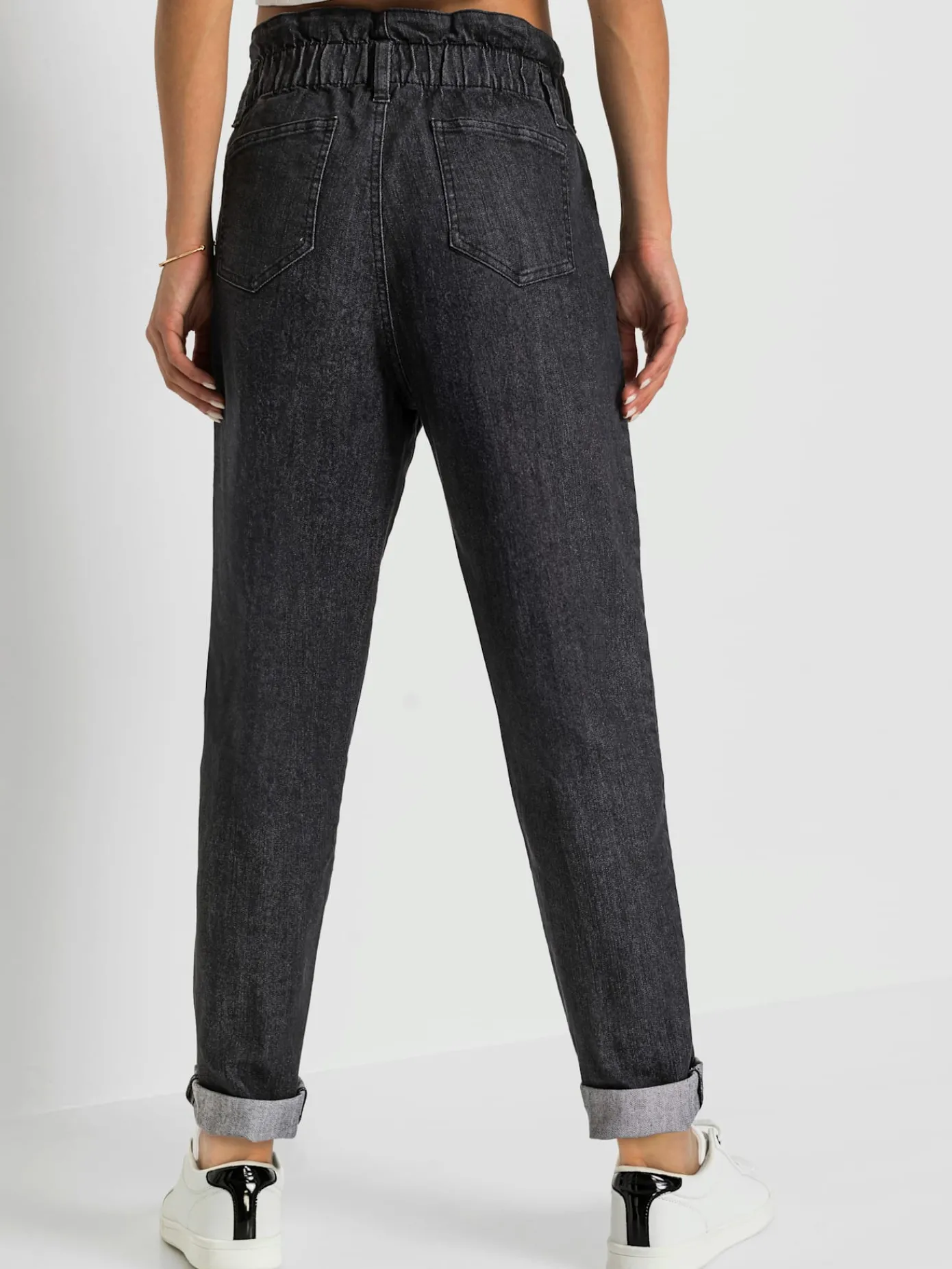 Jeans|Pantalons<Jean taille haute qualité coton