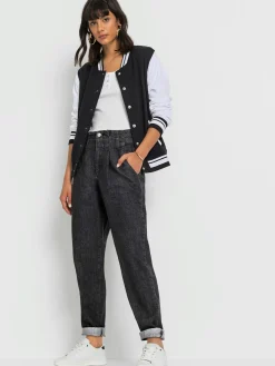 Jeans|Pantalons<Jean taille haute qualité coton