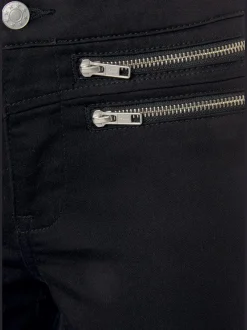 Vivance Pantalons<Jegging détails zippés devant