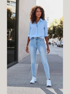 LASCANA Jeans|Pantalons<Jegging en jean jegging taille haute, coupe skinny