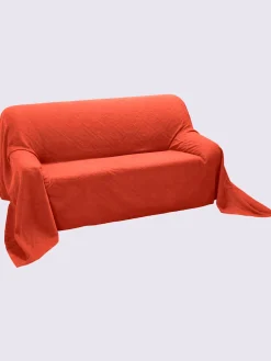 helline home Coussins Déco Et Housses<Jeté de canapé protection fauteuil tissée