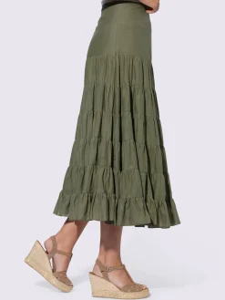 Linea Tesini Jupes<Jupe à niveaux superbe jupe à volants