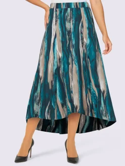 Creation L Jupes<Jupe à panneaux pure viscose