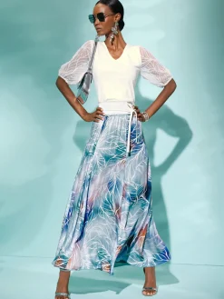 Creation L Jupes<Jupe à panneaux qualité modal